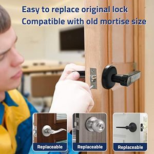 Tuya Fingerprint Door <strong>Lock</strong> Smart <strong>Digital</strong> <strong>Lock</strong> Keyless Entry Knob on Keyboardsmart Room Door <strong>Lock</strong> - Product Image 5