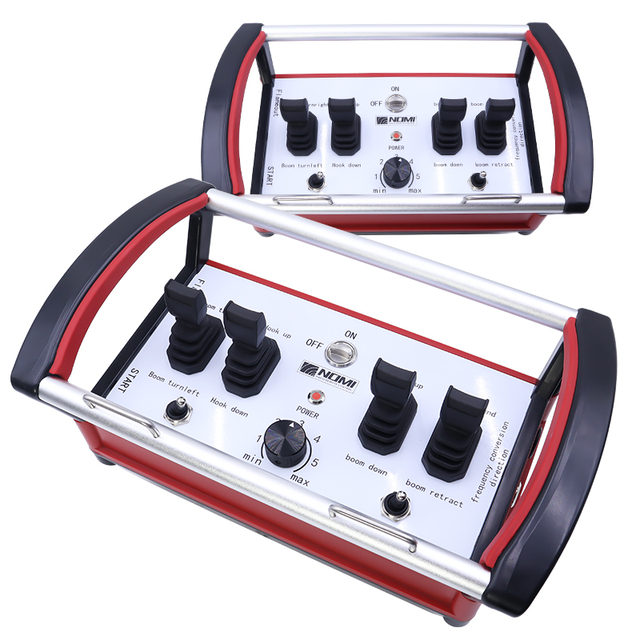 Industrial Crane Radio Remote Control Kits Concrete Pump 12V/24V Hydraulic Joystick Proportional Valves IP65 Protection 225M