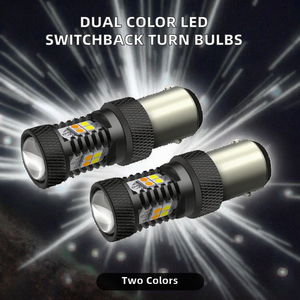 Bombillas LED de Señal de Giro y DRL de Doble Color Blanco/Ámbar 1157 BAY15D P21/5W de Ajuste Universal con 2 Años de Garantía - Product Image 2