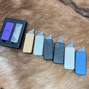 CNC 가공 경량 다용도 알루미늄 손잡이 OEM 박스 커터 휴대용 접이식 칼 (교체 가능한 SK5 블레이드 포함) - Product Image 3