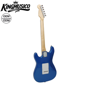 Chitarra Elettrica <span class=keywords><strong>Classica</strong></span> Stile ST in Legno Massello Blu Metallizzato con Pickup SSS, Strumento Elettrico Rock per Principianti, Vendita all'Ingrosso - Product Image 6
