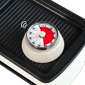 Reloj temporizador de cocina de Chef con alarma fuerte 72dB, respaldo magnético Recordatorio de cuenta regresiva de acero inoxidable Temporizador de cocina para hornear - Product Image 5