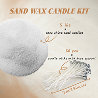Cire perlée pour kit de fabrication de bougies DIY, artisanat à domicile, huile essentielle, aromathérapie, kit de fabrication de bougies à combustion longue durée