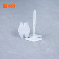 Clips de nivellement de carreaux ZEBRA TOOLS (Spin Doctor) - Modèle d'installation autocollante professionnelle de haute qualité