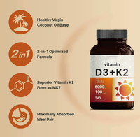 Fournisseur de dropshipping : Gélules de Vitamine D3 + K2 (Vitamine TK) les plus vendues - Disponibles pour livraison immédiate et support OEM.