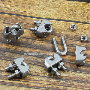 Clip de câble en acier inoxydable 1/8 pouce, colliers de serrage pour câble M3 en acier inoxydable 304, pour câble ou corde métallique de 1/16 "-1/8" - Product Image 6