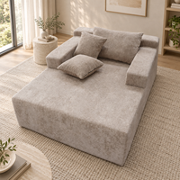 Canapé-lit compressé QINUO Lazy Movie, emballé sous vide, pour petit appartement, fournisseur en gros, service OEM