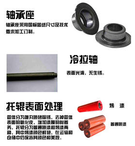 Nhiệm vụ nặng nề công nghiệp con lăn băng tải con lăn cao su bao phủ dây chuyền lắp ráp làm biếng cho băng tải thép không gỉ - Product Image 3