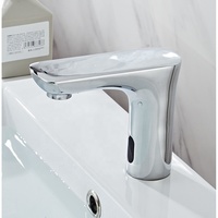 Robinet de lavabo intelligent sans contact à capteur pour salle de bain, mélangeur d'eau pour lavage sanitaire - Vente Flash