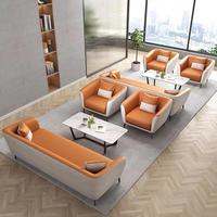 Vente en gros de meubles de style nouveau canapé combiné en L ensemble de canapés de bureau