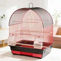 Cages d'élevage d'oiseaux en fer et plastique pour perroquets, de petite taille, style antique, avec plateaux, écologiques, fournitures pour oiseaux en boîte