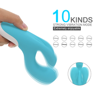 10 Mode Electric Vibrator Dildos Kaninchen Sexspielzeug für Vagina Clit Nippel & Anal Stimulation USB-Netzteil