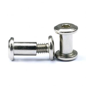 Remaches de Acero Inoxidable 304 con Certificación ISO9001, Remaches Macho y Hembra con Bloqueo, Tornillos Chicago de 6 mm y 8 mm para Ensamblaje de Equipos Mecánicos - Product Image 3