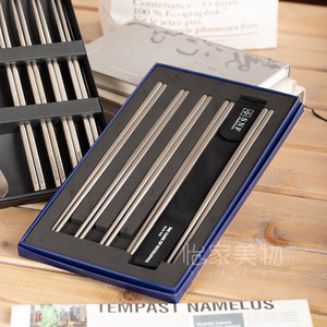 Juego de palillos y cuchara de cristal de hielo de titanio puro Snf Schneider, 8 piezas, ligeros, resistentes a altas temperaturas - Product Image 4