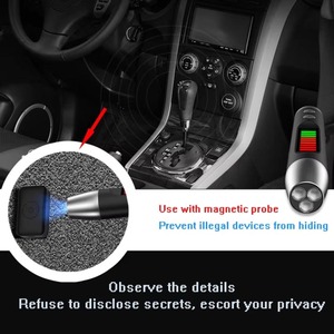 Chống máy ảnh Detector <span class=keywords><strong>Pen</strong></span> LED hồng ngoại quét RF phát hiện tín hiệu không dây Bug Micro cam GPS Tracker Finder pq623 - Product Image 5