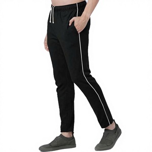 Pantalones Deportivos de Hombre de Lona Tejida, Fabricación Profesional, Teñido Liso, Casuales, Ecológicos, de Secado Rápido, Textura Suave, con Cordón Ajustable - Product Image 2
