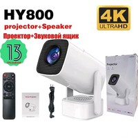 Projecteur F800 nouvelle résolution, Android 13, 8 Go, mini projecteur intelligent portable, écran vidéo, home cinéma, projecteur 4K