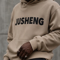Sweat à capuche oversize personnalisé pour homme en molleton de coton épais, épaules tombantes, uni, vierge, ODM