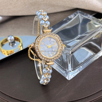 Jam Tangan Wanita Mewah Terbaru Jam Tangan Mewah untuk Wanita Jam Tangan Bunga Berlian Imitasi Jam Tangan Kuarsa Terpanas Jam Tangan Musim Panas
