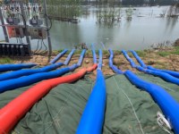 Tuyau plat en PVC haute pression industriel de 10 pouces, gaine en polyester haute résistance, flexible pour l'irrigation et le transport d'eau