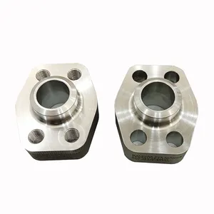 Welsure 316lL SAE Flange Counter Weld Flange ISO 6161 ISO 6162 Stainless Steel Hydraulic Flange square