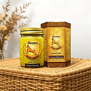 Baume Chauffant Apaisant Gold Serow pour Soulager les Douleurs aux Épaules, au Cou, au Dos et à la Taille - Product Image 2