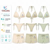 Fabricant de maillots de bain de luxe sur mesure, marque privée, OEM, vêtements de plage pour femmes, ensemble bikini deux pièces de haute qualité