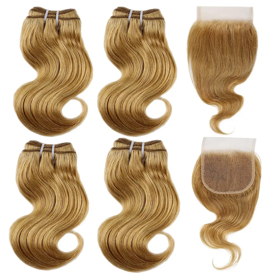 2022 New Trend Cheap Wholesale Cuticle Aligned Body Wave Mink Brazilian Virgin Human Hair Bundles With Closure For Black Women