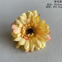 Bunga Daisy Sutra Buatan Tangan Gaya Modern Kepala Bunga Gerbera untuk Dekorasi Rumah Natal Tahun Baru Pernikahan