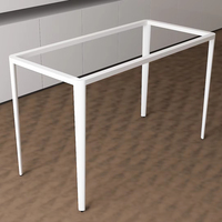 Pieds de table en métal à cadre en acier de fonte de bureau moderne pour le bureau banc à manger meubles de café-Style industriel