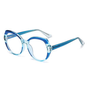 Gafas Ópticas Kjl 2025 con Montura de Ojo de Gato para Mujer, Plástico y Metal, Tamaño Mediano, Lentes de PC, Puente Nasal Estándar - Product Image 4