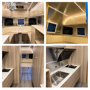 <span class=keywords><strong>Caravane</strong></span> tout-terrain standard australienne, remorque de camping 8000 mm, carrosserie en aluminium, double essieu, pour voyages en famille, exportation - Product Image 4