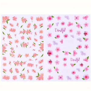 Pegatinas 3D para Uñas con Diseño de <span class=keywords><strong>Flores</strong></span> de Lavanda <span class=keywords><strong>y</strong></span> <span class=keywords><strong>Mariposas</strong></span>, Calcomanías para <span class=keywords><strong>Manicura</strong></span> con <span class=keywords><strong>Flores</strong></span> de Primavera, Decoración de Uñas DIY con <span class=keywords><strong>Flores</strong></span> Florecientes - Product Image 5