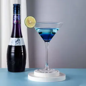 Copa de cristal hecha a mano para cóctel de margaritas, copa de cristal sin plomo, copa de Martini para vino