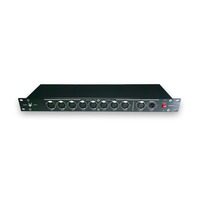 Répartiteur de signal LED RDM DMX512 8 canaux bidirectionnel isolé Pknight RDM8802, amplificateur en rack 1U en alliage d'aluminium 19 pouces 4100K