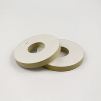 PZT-4 PZT-8 kustom cincin keramik piezoelektrik transduser PZT Washer