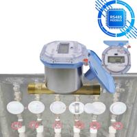 Compteur d'eau numérique à ultrasons RS485, débitmètre intelligent avec protocole Modbus pour la gestion des bâtiments
