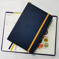 Carnet de notes A5 en cuir PU avec Logo de haute qualité personnalisé, planificateur de Journal lié en similicuir