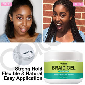 Spray dentelle marque privée imperméable à l'eau forte fixation cheveux <span class=keywords><strong>Mousse</strong></span> dentelle teinte Spray cheveux cire bâton tresse Gel perruque ensemble d'installation - Product Image 2