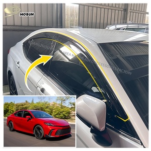 แผ่นบังแดด PMMA สำหรับรถยนต์ TOYOTA <span class=keywords><strong>CAMRY</strong></span> XV80 <span class=keywords><strong>ปี</strong></span> <span class=keywords><strong>2023</strong></span> 2024 2025 2026 ช่องระบายอากาศ กันแดด กันฝน - Product Image 2