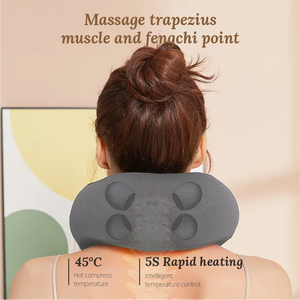 Human-Like Finger Kneading Electric Travel Pillow Cordless Electric Neck <strong>Massager</strong> U-Shaped Pillow - Product Image 5