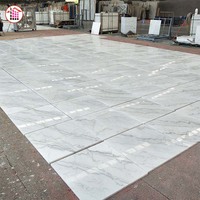 Carreaux de sol en marbre blanc chinois de qualité supérieure
