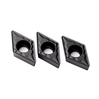 SHIYU CNMG Triangle Tungsten Carbide Cutting Insert CNC Turning Tool for Stainless Steel Hardness 38