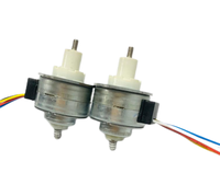 Moteur pas à pas linéaire miniature 25BYZ 5VDC 6 fils, utilisé pour le support d'affichage rotatif, unité de panoramique/inclinaison simple, commande de vanne.