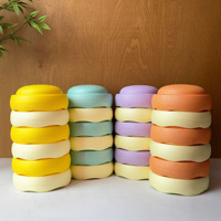 Pierres d'équilibre pour enfants, entraînement à l'intégration sensorielle, ensemble de mousse EPP, couleur macaron, jeu intérieur/extérieur, jouet éducatif