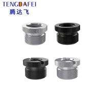 Adaptateur de montage à vis en alliage d'aluminium durable de haute qualité pour pied de microphone, avec filetage 1/4 femelle et 5/8 mâle