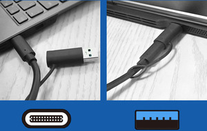Dailyetech สายเคเบิ้ล2 in 1, 5M 2 in 1สำหรับ Oculus Quest 2 Link สาย USB 3.0 Link Type C การถ่ายโอนข้อมูลอย่างรวดเร็วอบไอน้ำ <span class=keywords><strong>VR</strong></span> - Product Image 6