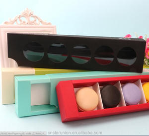 100 قطعة موك عالية الجودة مخصصة الغذاء علبة شاي ورقية الجملة وجبات خفيفة كب كيك تورتة البيض الهراء براوني ماكارونس علبة التعبئة والتغليف - Product Image 6