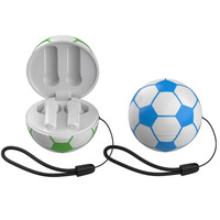 Écouteurs sans fil TWS semi intra-auriculaires 5.0 pour le sport, stéréo, non étanches, modèle 2026 – Idéal pour les cadeaux (thème football)