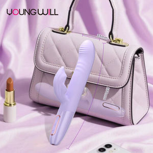 Vibrador Realista de Silicona para Mujeres con Fuertes Vibraciones y Base de Ventosa para Uso con Manos Libres, Vibradores Recargables - Product Image 4